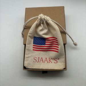 Kantong tali katun kanvas alami Logo kustom kantung sutra daur ulang tas tali ganda tunggal untuk sabuk ikatan kemasan - Product Image 5