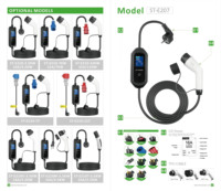 Cargador Portátil para Vehículos Eléctricos OEM ODM Tipo Pistola con Cable de 5m, 3.5kW/7kW, Carga Portátil para Vehículos Eléctricos para Empresas y Flotas de Hoteles