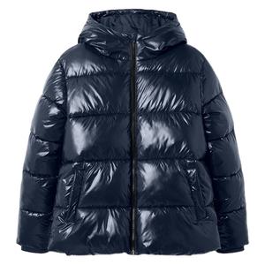 Veste brillante pour homme OEM ODM, qualité supérieure, col montant et capuche, doudoune avec couleurs personnalisées - Product Image 5