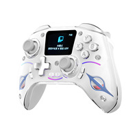 Control de Juego Inalámbrico BT Compatible con Múltiples Plataformas, con Joysticks de Efecto Hall, Pantalla LCD y Función de Vibración para Switch