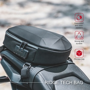 <span class=keywords><strong>Sac</strong></span> de selle imperméable en nylon et cuir anti-rayures et antidérapant avec serrure à code, accessoires de moto, <span class=keywords><strong>sac</strong></span> de rangement pour bagages - Product Image 1
