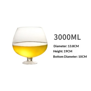 Verre à bière créatif <span class=keywords><strong>de</strong></span> grande capacité (2000 ml, 3000 ml, 4000 ml, 6000 ml) pour fêtes – Vente en gros - Product Image 2