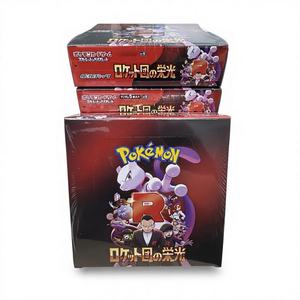 SV10 Glory of the Team Rocket, Juego <span class=keywords><strong>de</strong></span> Cartas Coleccionables Pokémon Original, Caja <span class=keywords><strong>de</strong></span> Sobres Japonesa Genuina, Estuche <span class=keywords><strong>de</strong></span> Exhibición, Juego <span class=keywords><strong>de</strong></span> <span class=keywords><strong>Mesa</strong></span> Familiar, Paquete Sellado - Product Image 1