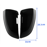 Accessoires de modification automobile : Coques de rétroviseurs pour véhicules conduite à gauche, compatibles avec AUDI Q5L Q7 2016-2021