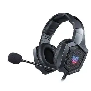 Dropship camouflage K8 Gaming Headset pour PS4 x-box One PC Mobile Gaming Headphone 4D Surround Sound Bass Stereo RGB noise-block