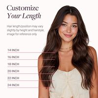 Extensions de cheveux à clipser en fil, 3/8/613, châtain noyer, châtain cendré, blond décoloré, balayage, 14 pouces, 75g, transparentes, sans couture, Fish China