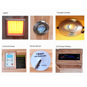 Kích Thước Lớn <span class=keywords><strong>6</strong></span> Người Đầy Đủ Cơ Thể Thư Giãn Nhà Phần Lan Tắm Hơi Bếp Tắm Hơi Từ Trung Quốc Nhà Máy - Product Image 6