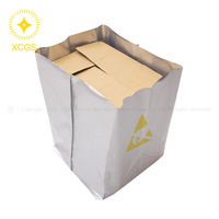 Sac en aluminium tridimensionnel, anti-humidité, antistatique, à fond carré, pour l'emballage de gros équipements industriels