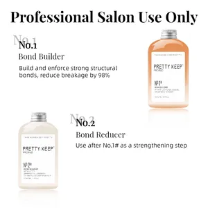 מותג פרטי No.1 No.2 אולטימטיבי לשיער פגום סט טיפולי בניית קשר מוצרי טיפוח לשיער סלון מקצועי