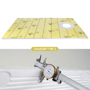 Uni-Green Factory 60 "x 36" en EPS Kit de bandeja de ducha Drenaje central fuera del centro con Cupc Similar <span class=keywords><strong>Schluter</strong></span> Kerdi Shower Pan Kit <span class=keywords><strong>Systems</strong></span> - Product Image 6