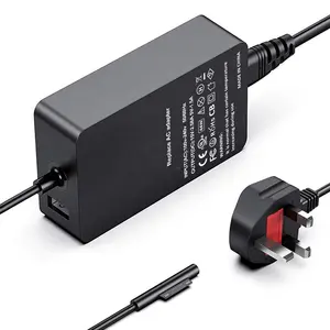 Adaptador de fuente de alimentación de 15V, 2,58a, 44W, para Microsoft Surface Pro 3, 4, 5, 6, 7, portátil, cargador de CA