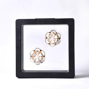 Bottoni a Clip con Fiore di Perle all'Ingrosso per Decorazione Camicie, Gemelli Decorativi - Product Image 6