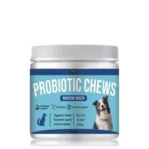 Dog Probiotic. Allergies Itchy Skin Gut Health - Pet Diarrhea Gas Treatment Upset Stomach Relief Pills Digestion Health