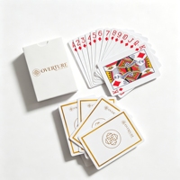 Cartes de poker de qualité supérieure, fabrication directe d'usine, impression personnalisée, cartes de jeu, cartes de divertissement avec boîte personnalisée