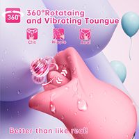 Gelance 3-in-1 Silikon Klitoris- und Brustwarzen-Vibrator mit 10 Leck-/Bissmodi, USB-Aufladbar, Umweltfreundlich, für Frauen, Männer und Paare