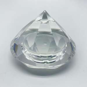 क्रिस्टल ग्लास स्पष्ट मुद्रित ग्लास कठोर ग्लास अनुकूलित आकार कला पेपरवेट सजावट सजावट सजावटी टेबलवेयर शिल्प उत्पाद - Product Image 2