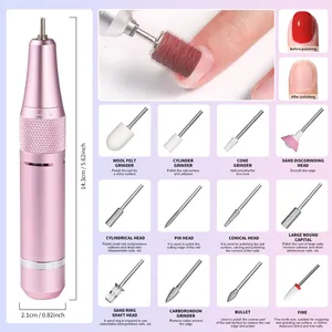 Taladro Eléctrico para Uñas de 35000 RPM, Profesional, para Uñas de Gel, Recargable, Portátil, Herramienta de Manicura - Product Image 5