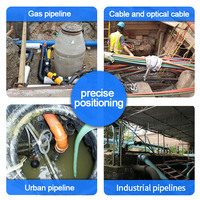 Escáner de tuberías y cables PQWT GX900 Localización de tuberías Reparación de fugas Herramientas de plomería Localizador de tuberías subterráneas