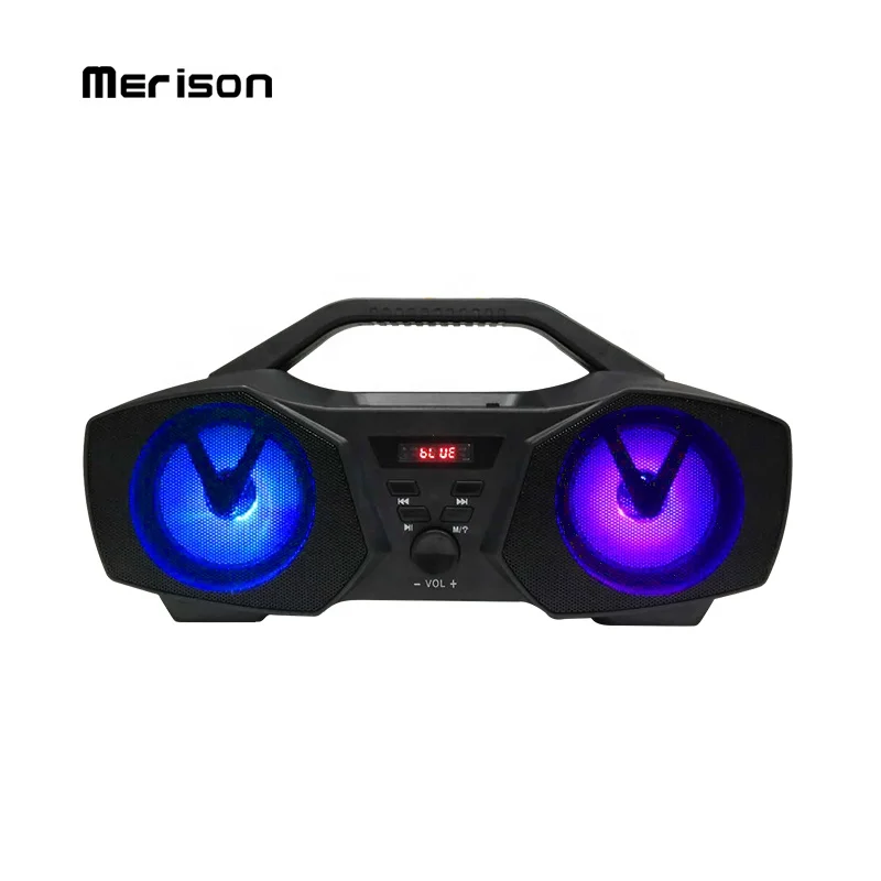 Караоке акустическая система с декоративными огнями USB TF FM OEM индивидуальный логотип сабвуфер Беспроводная Bluetooth домашняя театральная система