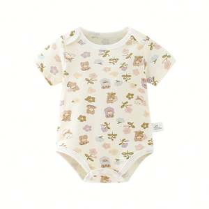 Mameluco de manga corta de algodón para bebé a precio competitivo, mono infantil para niño y niña, productos para bebé Unisex de 0 a 24 meses - Product Image 6