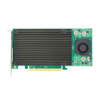 LINKREAL, fábrica de 3,0 PCIe X16 M.2 NVMe SSD, controlador de interruptor, tarjeta adaptadora, cuádruple para escritorio en Stock