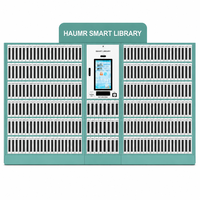 Bibliothèque intelligente HAUMR, design industriel, prise en charge universelle des cartes, protocole SIP2, bibliothèque en libre-service 24h/24 pour les collèges