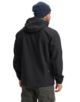 Veste softshell pour hommes doublée polaire, bombardier résistant à l'eau, manteaux d'hiver à capuche, veste coupe-vent de travail en plein air pour hommes, vente en gros