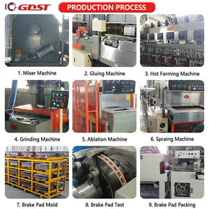 Precio de fábrica de piezas para camiones de alta calidad GDST, garantía de un año, pastillas de freno de cerámica semimetálica - Product Image 5