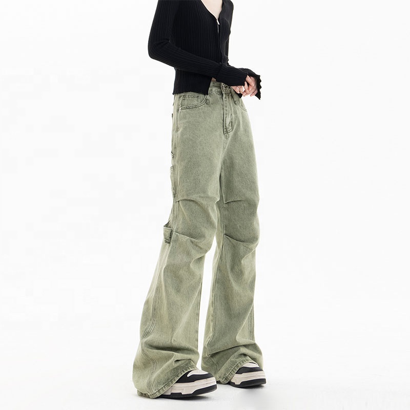 High Waisted Wide Leg Jeans Pants
