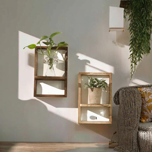 Étagères murales flottantes en bois rustique Artilady pour la chambre à coucher, la cuisine, cadeau de Ramadan - Product Image 3