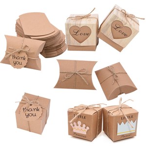 Scatola Regalo da Viaggio Personalizzata in Carta Kraft, Valigetta per Caramelle con Laminazione Opaca per Dolciumi e Confezioni Decorative - Product Image 1