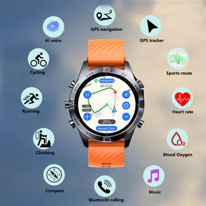 Orologio Sportivo GPS Sunroad con Mappa Nautica Offline, Navigazione, Altimetro, Bussola, Chiamate, <span class=keywords><strong>Musica</strong></span>, Impermeabile, Digitale da Uomo alla Moda - Product Image 2