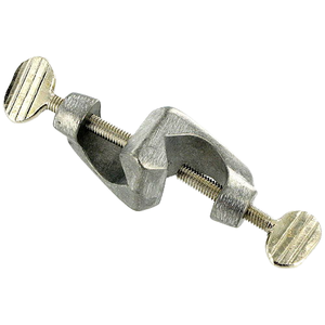 CROWN Cast Aluminum <b>Right</b> <b>Angle</b> Laboratory <b>Clamp</b> Holder with Nickel-Plated Steel Thumbscrew - Product Image 1