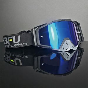 FBFU - Casco Deportivo Profesional para Motocicleta, Resistente al Viento, para <span class=keywords><strong>Hombre</strong></span>, con Gafas de Motocross y Lentes Intercambiables - Product Image 1