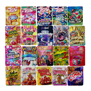 Venta al Por Mayor en Stock 35 Bolsitas para Snacks Empaque Impreso Personalizado Bolsa Mylar de 3.5g Bolsas para Hierbas de 3.5 para Empaquetado de Flores Dulces y Snacks - Product Image 1