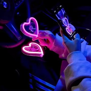 Jdm Universele Autoruit Terug Bliksem Neon Gloed Op Led Gloed Paneel Styling Auto Decoratie Lamp Led Licht - Product Image 2