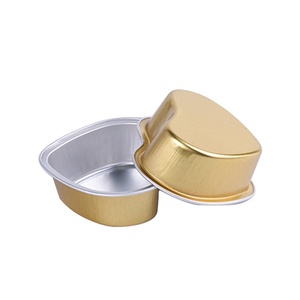 Stampo da Forno <span class=keywords><strong>a</strong></span> <span class=keywords><strong>Forma</strong></span> <span class=keywords><strong>di</strong></span> <span class=keywords><strong>Cuore</strong></span> 100ml Contenitori per Dolci Coppette in Alluminio <span class=keywords><strong>a</strong></span> <span class=keywords><strong>Forma</strong></span> <span class=keywords><strong>di</strong></span> <span class=keywords><strong>Cuore</strong></span> con Coperchio <span class=keywords><strong>a</strong></span> Cupola/Coperchio Piatto - Product Image 2
