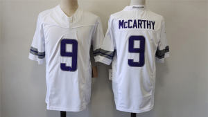 Новинка 2025, майка Minnesota, Justin Jefferson 18, McCarthy 9 Turner 15, Высококачественная сшитая футболка для футбольных игр - Product Image 6