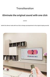 Mini Máquina de <span class=keywords><strong>Karaoke</strong></span> OEM de 10W, Sistema de Cine en Casa <span class=keywords><strong>con</strong></span> Audio RGB Inalámbrico <span class=keywords><strong>para</strong></span> Uso Directo, Juego de Micrófono <span class=keywords><strong>para</strong></span> Teléfono Móvil, <span class=keywords><strong>TV</strong></span> y <span class=keywords><strong>Canciones</strong></span> - Product Image 2