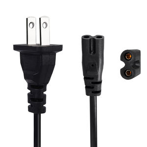 Кабель питания NEMA 1-15P (2-контактный) с вилкой стандарта США на разъем C7 (восьмерка) от производителя - Product Image 4