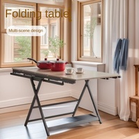 Table pliante épaisse multi-usages au design moderne, mobilier de maison avec accessoires de quincaillerie interchangeables