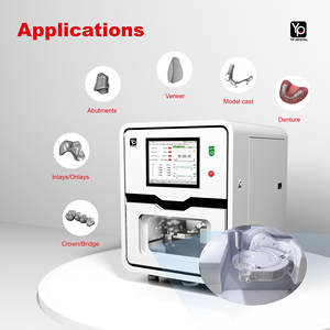 5-assige tandheelkundige freesmachine, droog en nat frezen, voor zirkonium, glas en keramiek, voor CAD/CAM - Product Image 4