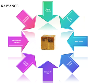 KAIYANGE <span class=keywords><strong>Café</strong></span> instantané en poudre FD sans additif, 3g, mini-cube, <span class=keywords><strong>café</strong></span> noir en poudre, cube d'orange lyophilisé, OEM/ODM acceptés - Product Image 5