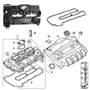 Tapa de Válvulas para BMW E81 E82 E60 E90 E91 E92 11127553626, Pieza de Transmisión Automática - Product Image 2