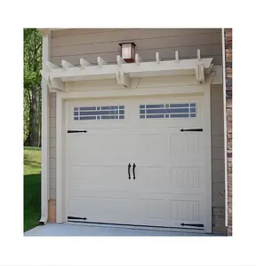 LongTai Supplier classical Hot Sale China Excellent Quality Wood Garage Door With Glass Panel
