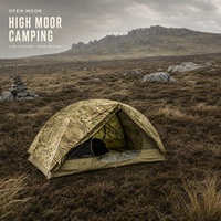 Tente de camping camouflage double couche pour l'extérieur, avec structure en aluminium durable, idéale pour la randonnée et la chasse