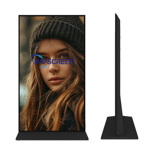 INGSCREEN - Señalización Digital Interactiva Táctil, Kiosco Inteligente con Pantalla Dividida, con Aplicación CMS Remota para Teléfono Móvil - Product Image 1