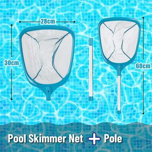 Accessoires de nettoyage de piscine de la marque SL : Épuisette à feuilles pour bassin, filet de récupération de feuilles pour eaux profondes et peu profondes en PE - Product Image 4