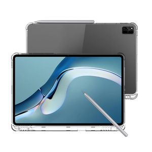 Para <span class=keywords><strong>Huawei</strong></span> <span class=keywords><strong>MatePad</strong></span> 12,6 <span class=keywords><strong>Pro</strong></span> <span class=keywords><strong>2021</strong></span> WGR-W09 claro TPU lápiz ranura titular caso transparente de silicona suave Airbag S7 FE T730 cubierta - Product Image 1