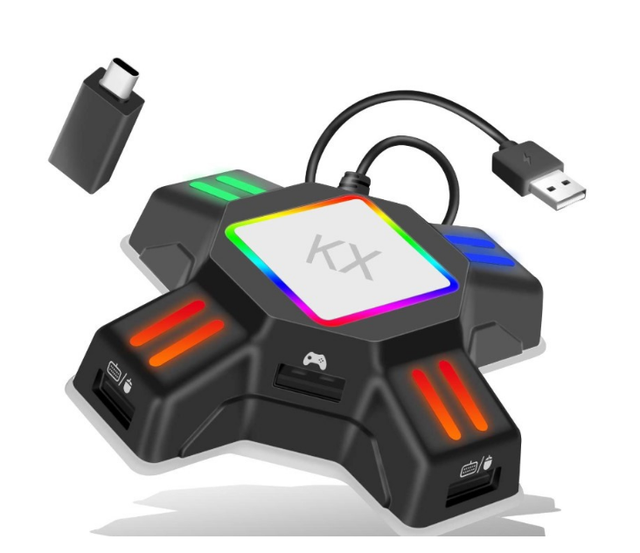 USB Mouse Keyboard Adapter Converter Keyboard Mouse Converter for N-Switch/Xbox One/PS4/PS3